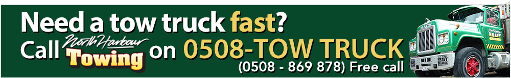 Need a Tow truck fast - Call North Harbour Towing on 0508-TOW Truck